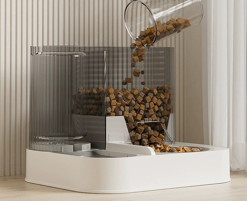 Smart Automatic Pet Water Dispenser with Food Storage Bowls