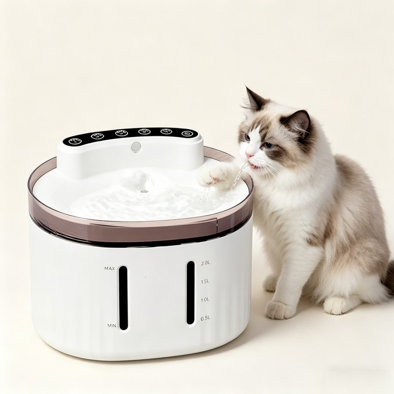 Travel-Friendly Pet Water Feeder with Large Capacity Design