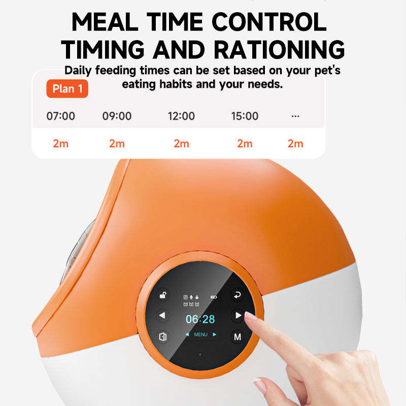 RFID Smart Pet Feeder for Cats/Dogs with Dual Power &amp; Voice Recording