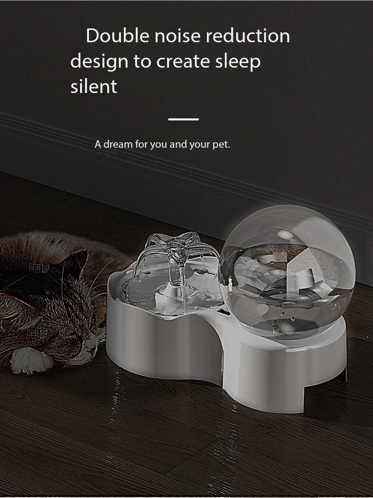 Intelligent Automatic Circulating Filtered Flowing Water Pet Drinking Fountain