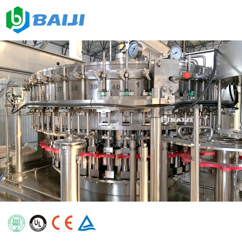 CE Certified Pet Bottle Sparkling Water Carbonated Beverage Filling Sealing System Line