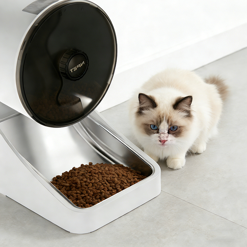 Rotatable Automatic Cat Smart Wi-Fi Pet Feeder Supply APP Remote Control Bowl