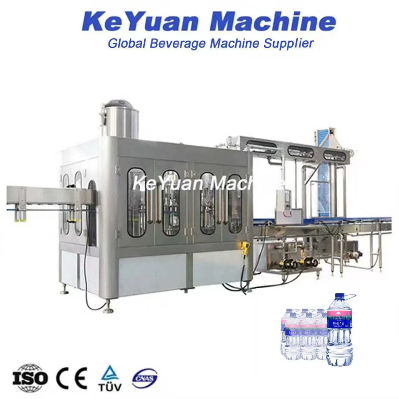 Stainless Steel 304 5L Monoblock Water Filling System for Pet Bottles
