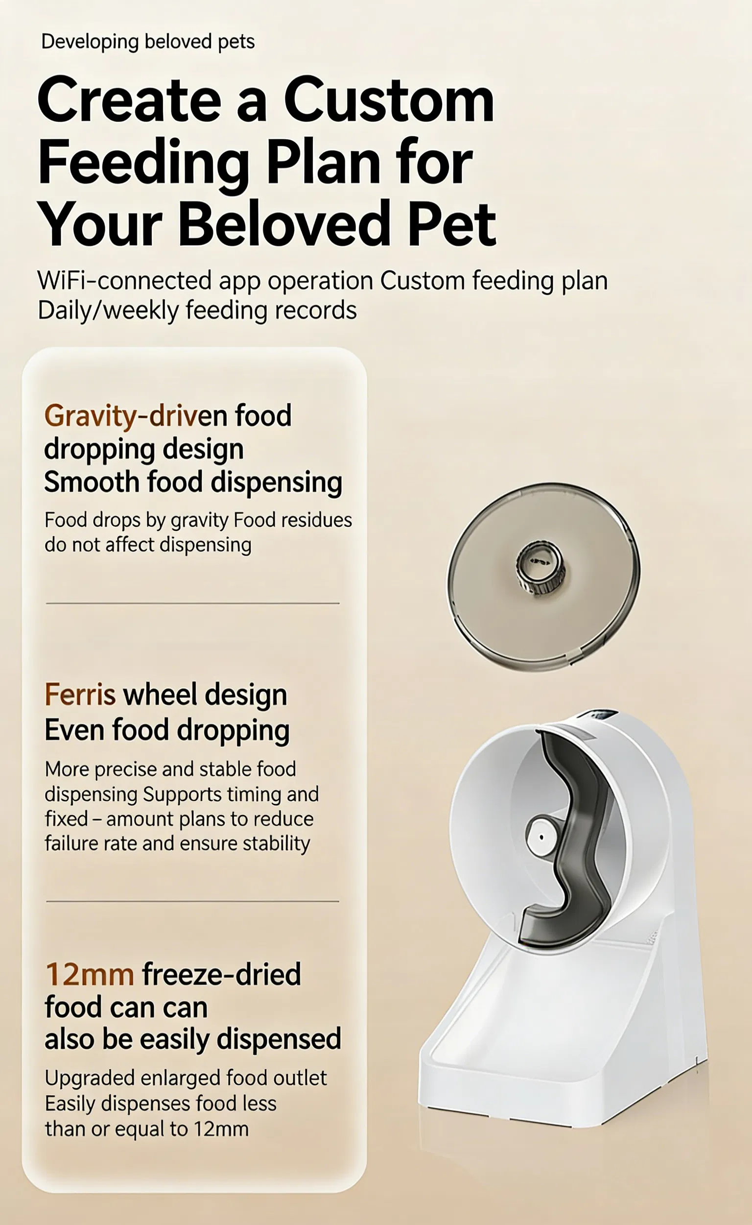 Smart Wi-Fi Pet Feeder Display 5