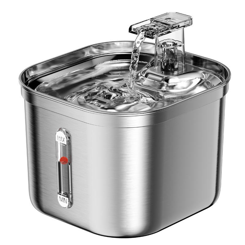 Stainless Steel Smart Automatic Pet Water Dispenserwith Remoyable Fountain for Cats