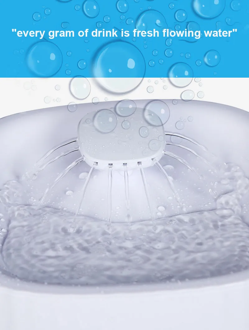 Automatic Pet Feeder and Water Fountain with LED Light