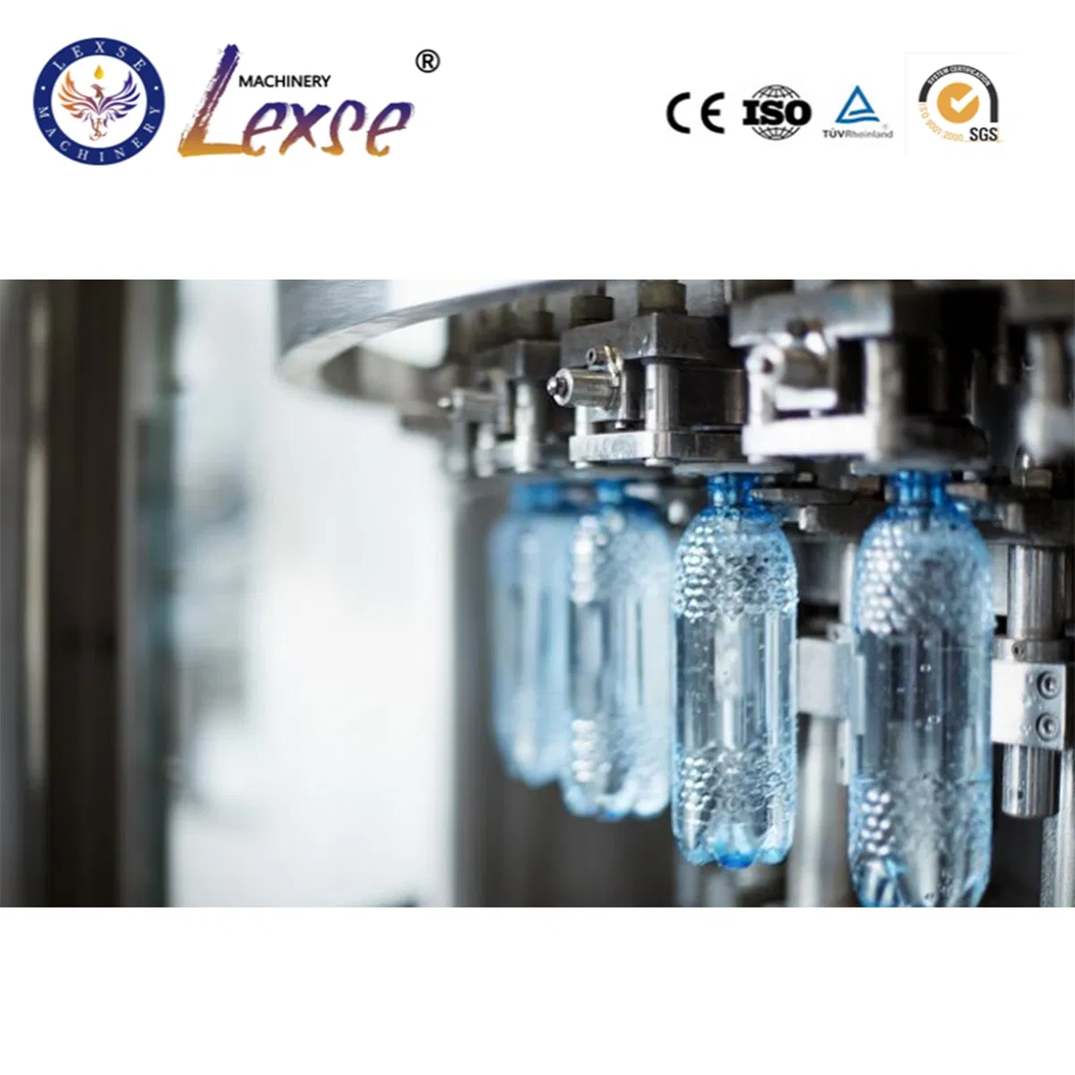 Fully Automated Pet Water Bottle Filler and Capper System