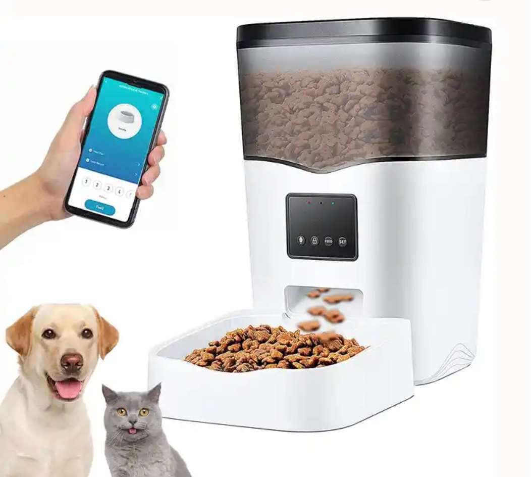 New Design High Quality 3L WiFi APP 10s Voice Recording Pet Feeder