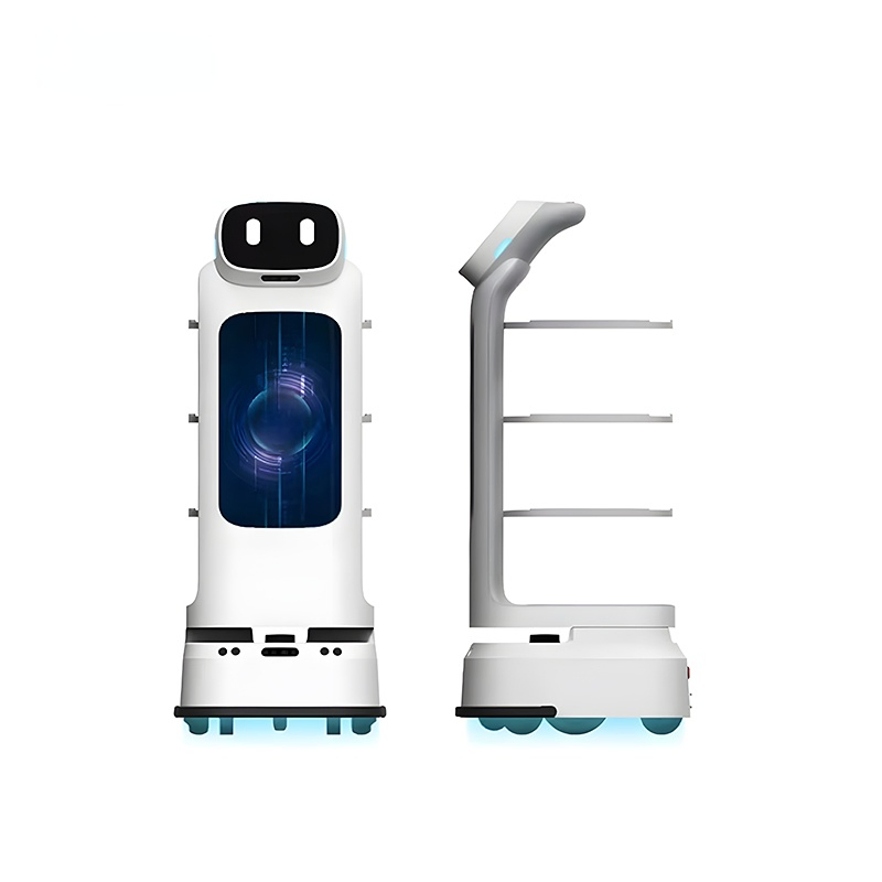 Automatic Restaurant Indoor Control Delivery Robot for Hotel Food Meal Waiter Serving Robot with Smart Service Intelligent Obstacle Avoidance