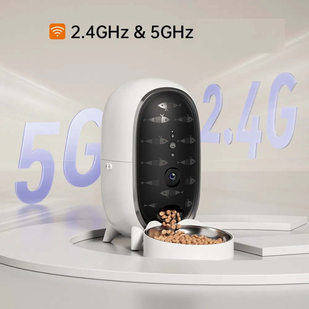 Smart Cat Feeder Wireless Remote Video Voice Recording Pet Products