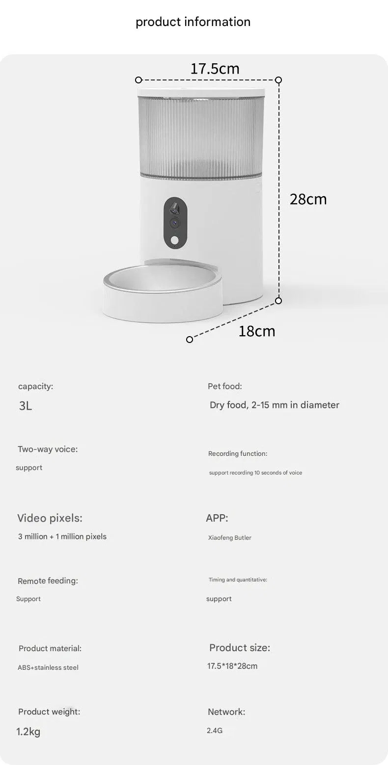 Smart Pet Feeder Features