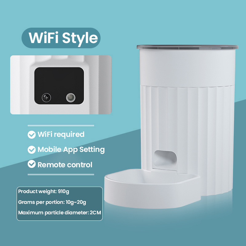 Wholesale Pet Supplies Cat Smart Feeder Pet Automatic Timed Quantitative Cat Food Dog Food Remote Food Dispenser Food Dispenser