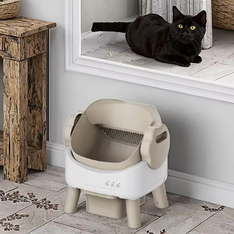 Automated Pet Sanitary Station with Self Cleaning and Air Freshening Pet Products