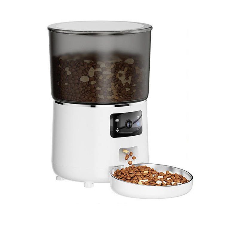 Tuya APP with WiFi Camera Pet Feeder Customized Quick Disassembly Feeder