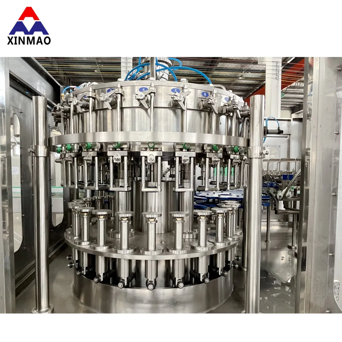 3 in 1 Fully Automatic Glass Bottle Carbonated Drinking Soda Water Bottle Filling and Capping Production System