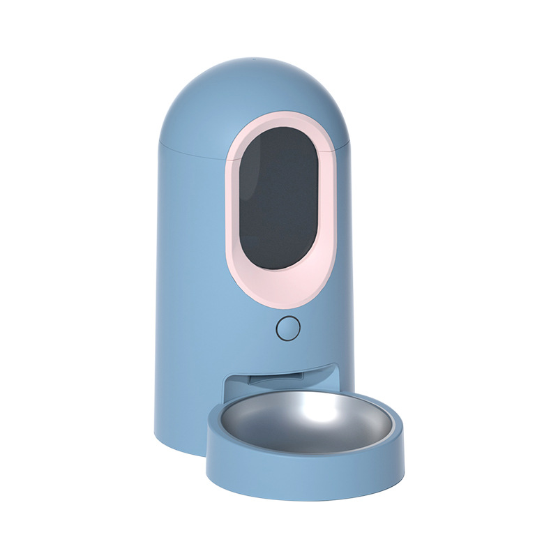 New Automatic Waterproof Pet Feeder WiFi App Control Charge Battery Powered Plastic 2.6L Capacity Timed Food Dispenser Easy