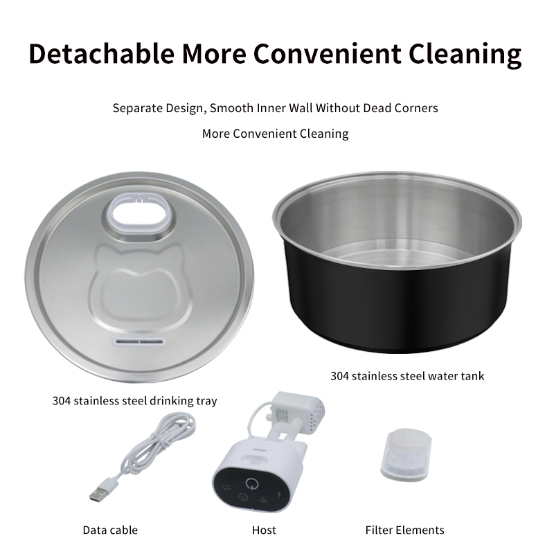 Ultra-Quiet Pet Supply Automatic Pet Water Fountain Large Capacity Cat Water Dispenser