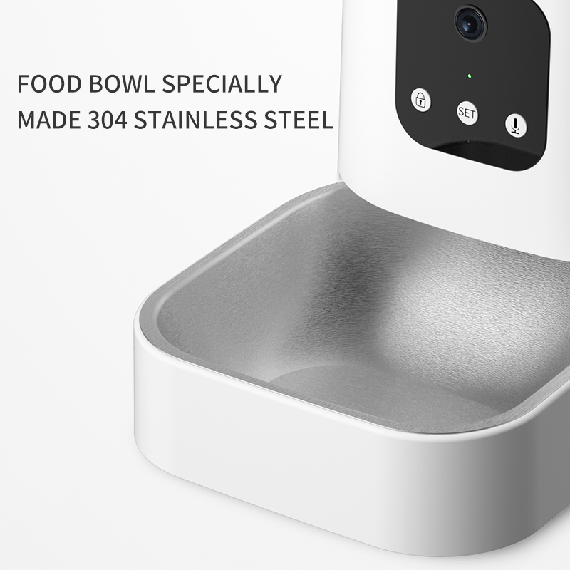 2025 Smart 6L Pet Feeder With Intelligent Timed Bowl Automatic Tuya Wifi App Control Dog Cat Feeder Dispenser Food with Camera