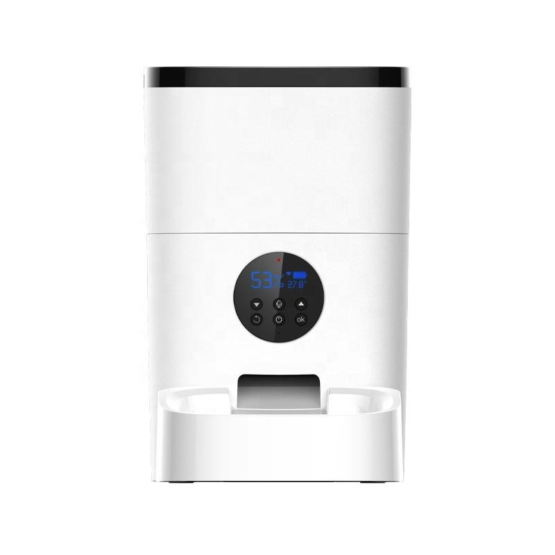 4L Automatic Pet Feeder Cat Food Dispenser Accessories Remote Control Smart WiFi Auto Feeder for Cats Dogs