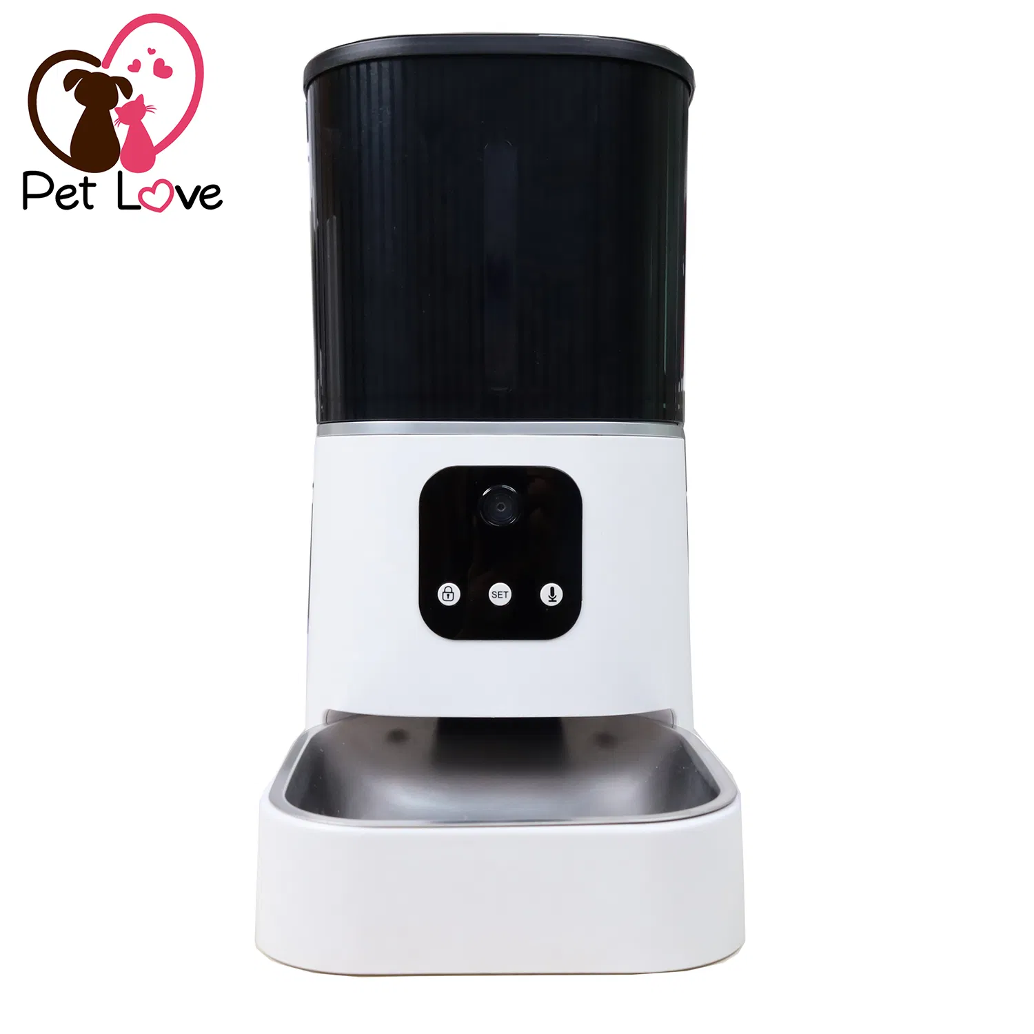 Smart WiFi Pet Feeder with Dual Cameras and Voice Features