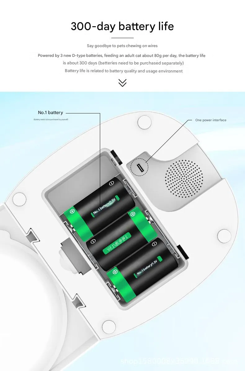 Smart Automatic Pet Feeder Dual Bowls
