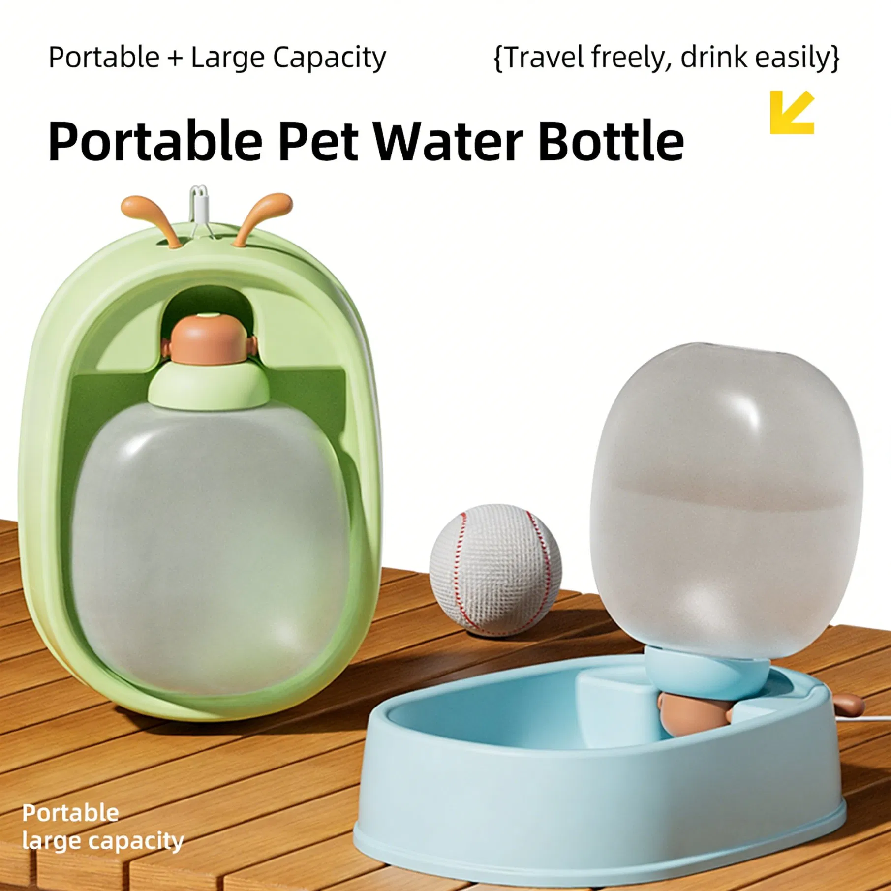 Little Beetle Portable Pet Water Cup Large-Capacity Portable Water Bottle OEM/ODM