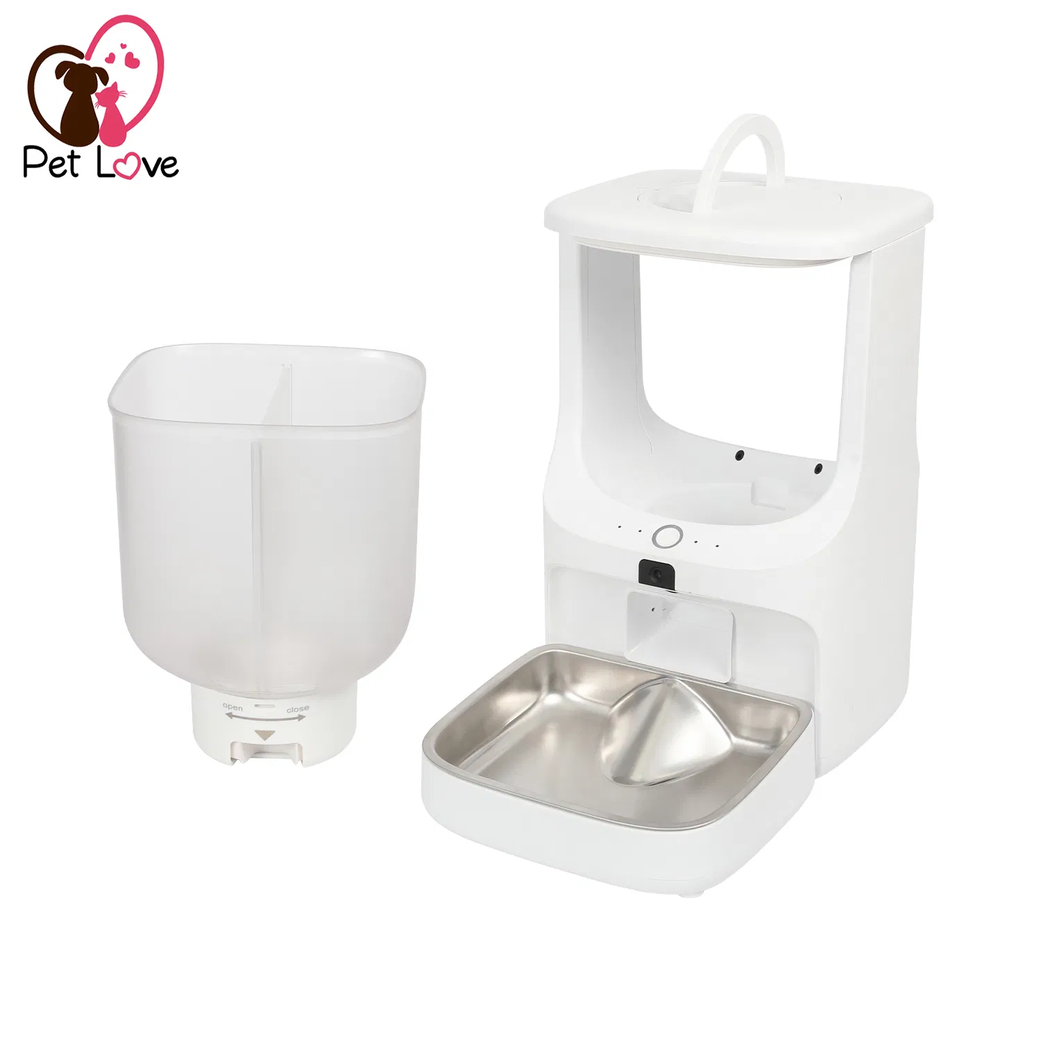 Smart Automatic Pet Feeder with Remote Control and Battery
