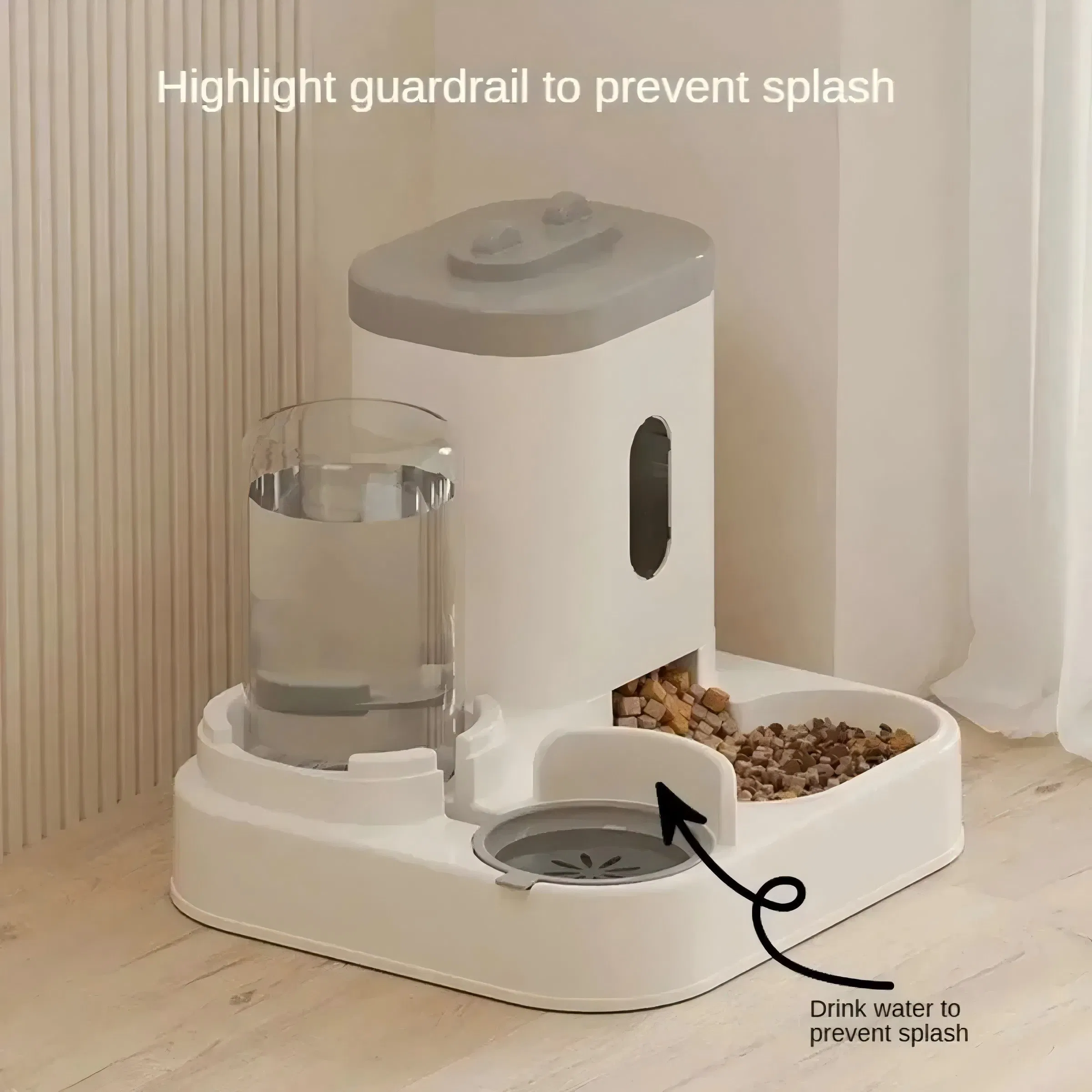 Large Capacity Dispenser Pet Smart Feeder Mascotas Custom Pet Product Pet Ware Cat Feeder Pet Ware Cat Feeder Smart Automatic Pet Feeder