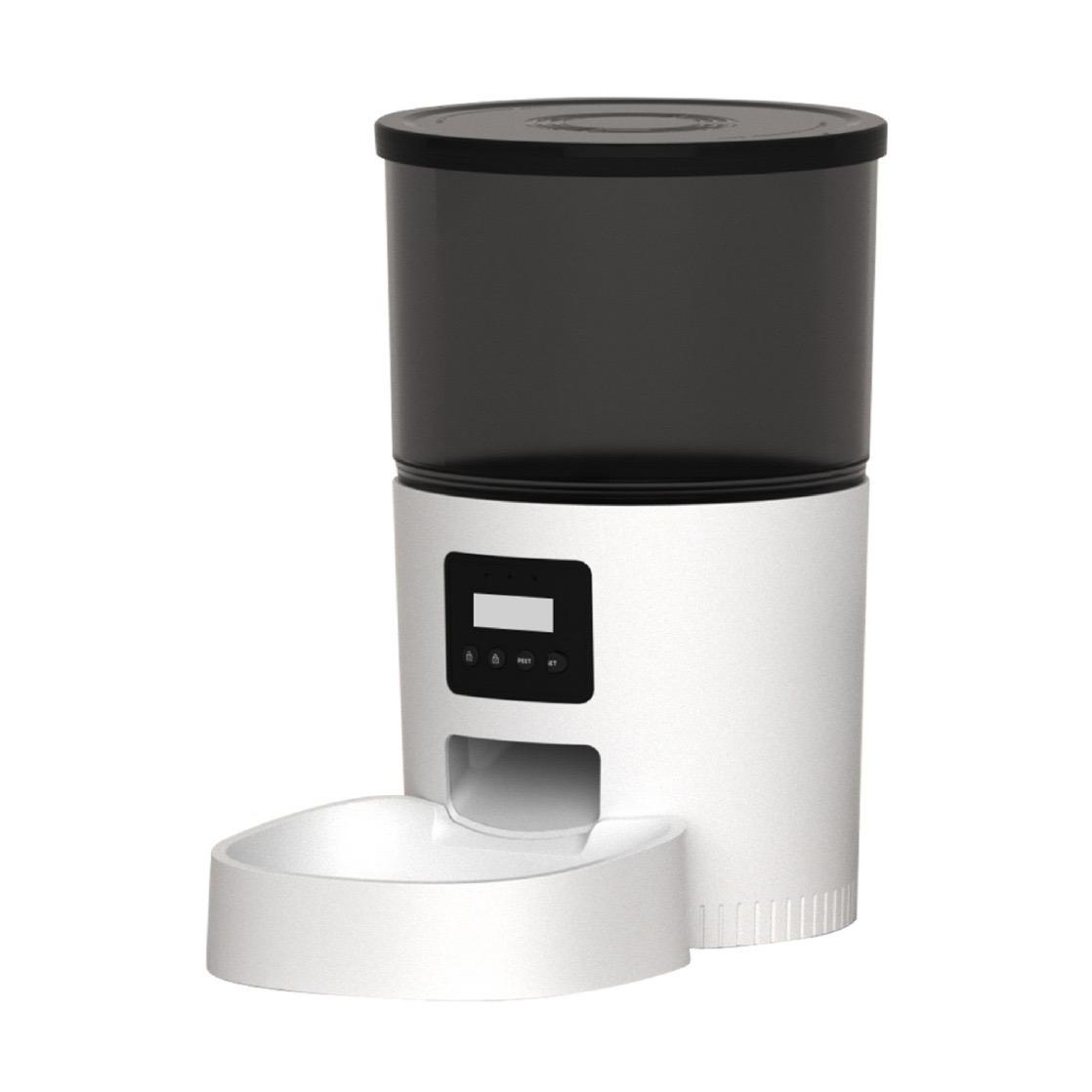 3L Plastic Chargeable Video Recording Smart APP Controlled Pet Feeder with Remote Timed Feeding for Dry Pet Food