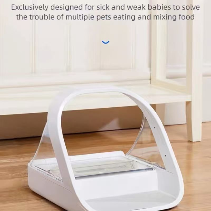 Smart Chip Recognition Sensor Cat and Dog Feeder Specialised Rubber Bowl for Pets