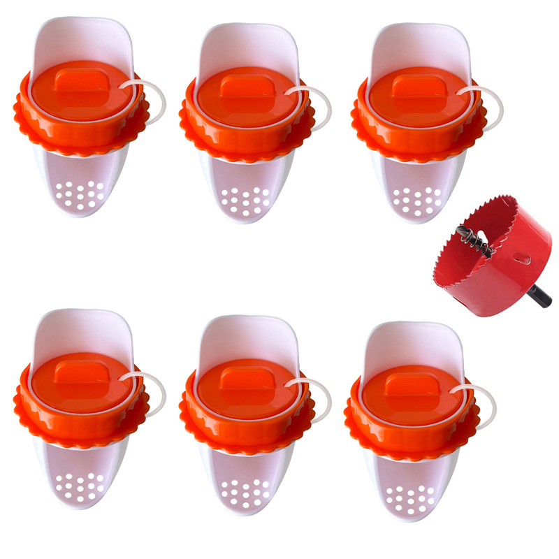 Poultry PRO Feeder Rainproof Chicken Feeder DIY Automatic Poultry Feed Bucket Self Gravity Feeding of Chicken and Duck