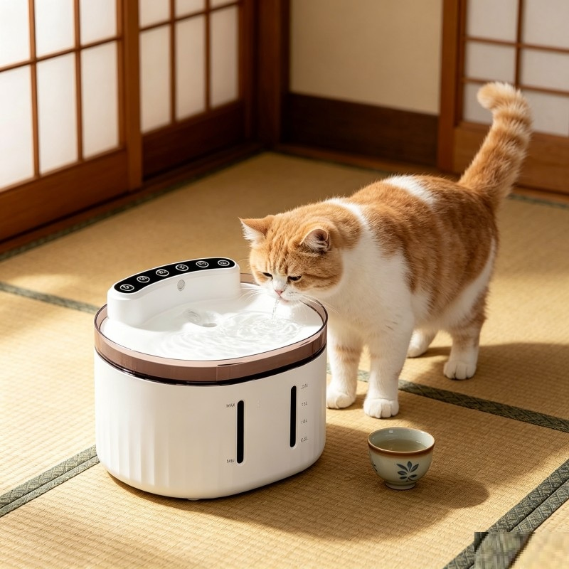 Eco-Friendly Rechargeable Pet Water Feeder with 2L Capacity Pet Products