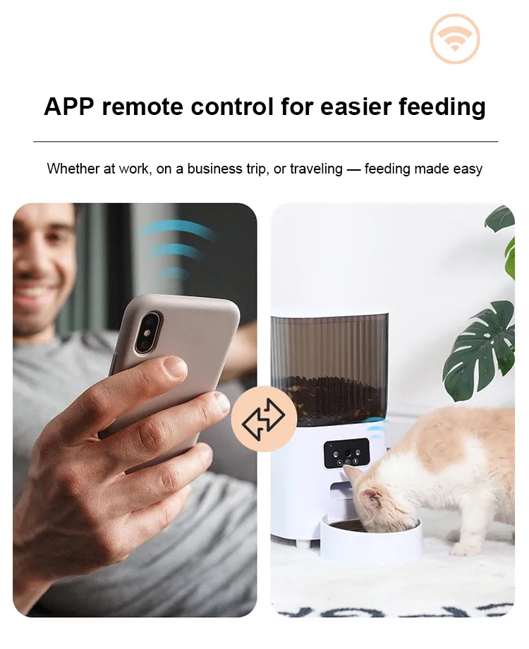 Large Capacity Automatic Dual Pet Feeder Detail 3
