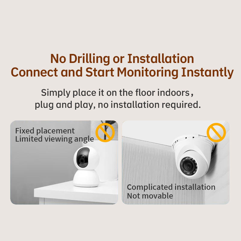 Intelligent Wireless IP Camera Smart Interactive Pet Security Robot with Night Vision