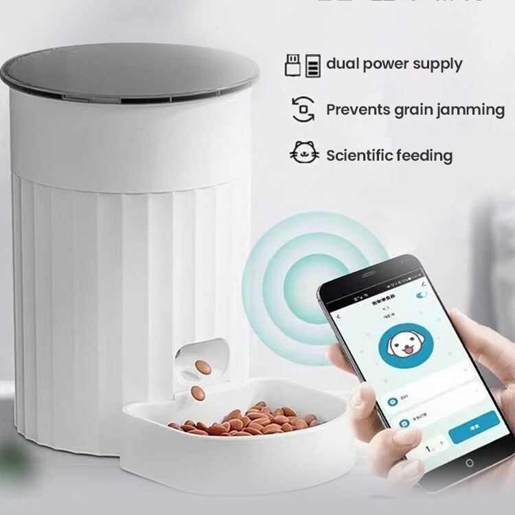 Wholesale Pet Supplies Cat Smart Feeder Pet Automatic Timed Quantitative Cat Food Dog Food Remote Food Dispenser Food Dispenser