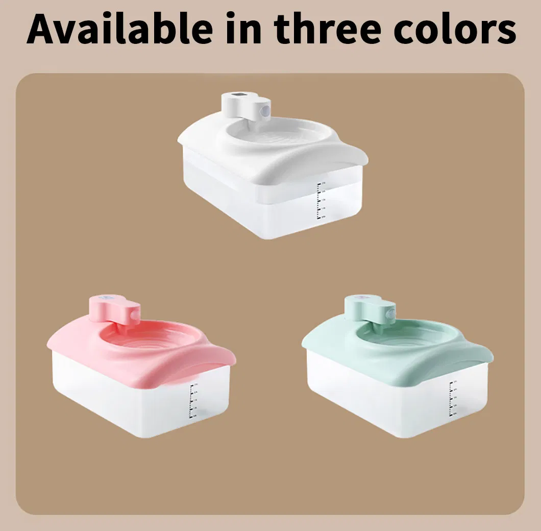 2.5L Automatic Filter Water Fountain Cat Drinking Dispenser 20dB ABS Pet Water Fountain with Ultra-Quiet Pump