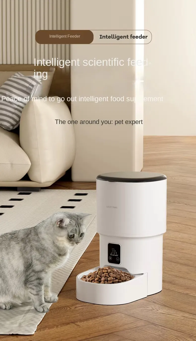 Factory Direct 4L Pet Automatic Feeder Remote Timing Dog Feeding Machine