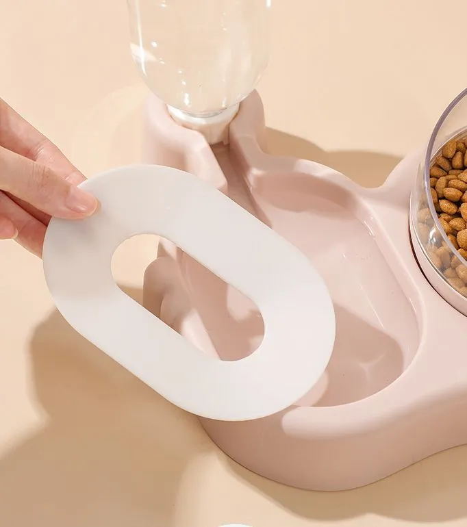 Automatic Refill Drinking Water Cat Feeding Bowl Dog Bowl Dual-Use Drinker Feeder