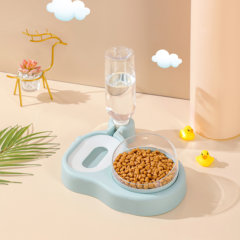 Automatic Refill Drinking Water Cat Feeding Bowl Dog Bowl Dual-Use Drinker Feeder