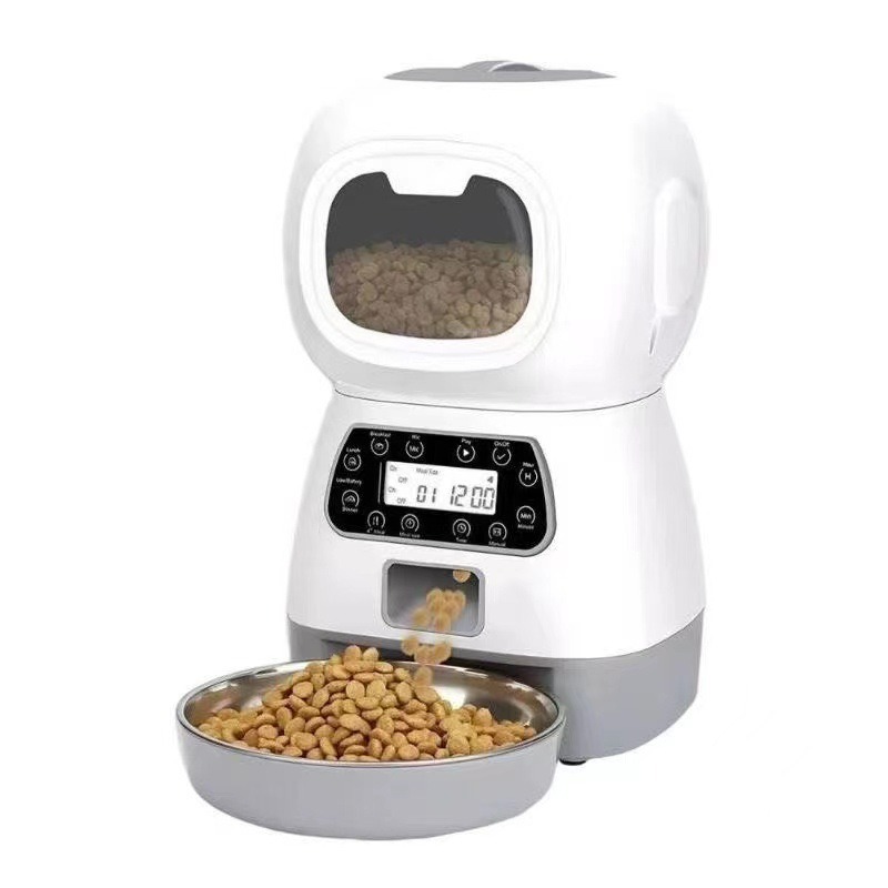 WIFI Control Smart Pet 3.5L Solid Elf Dog Bowls Feeder Automatic Timed Quantitative Feeding Machine Pet Bowl