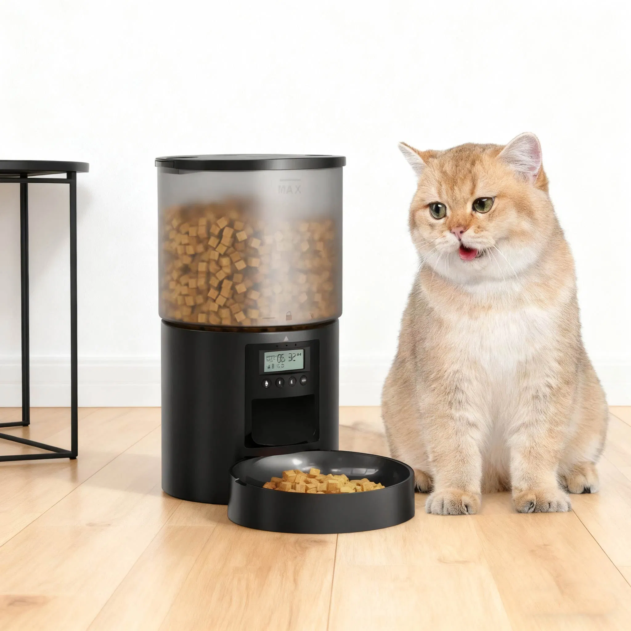 OEM 6L Dual-Bowl Smart Automatic Pet Feeder Worry-Free Feeding, Moisture-Proof Cat Dog Feeder