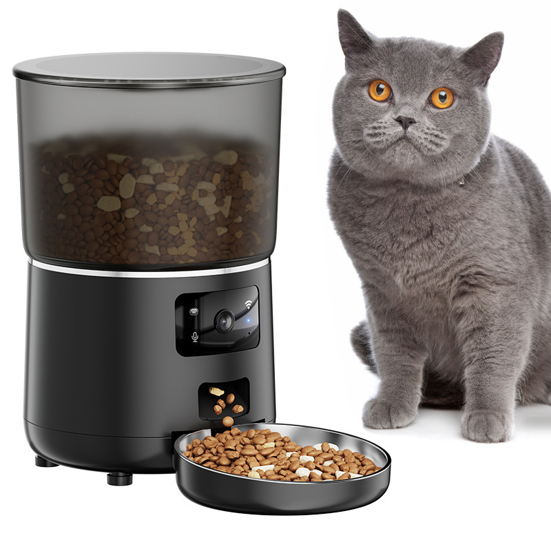 Tuya APP with WiFi Camera Pet Feeder Customized Quick Disassembly Feeder