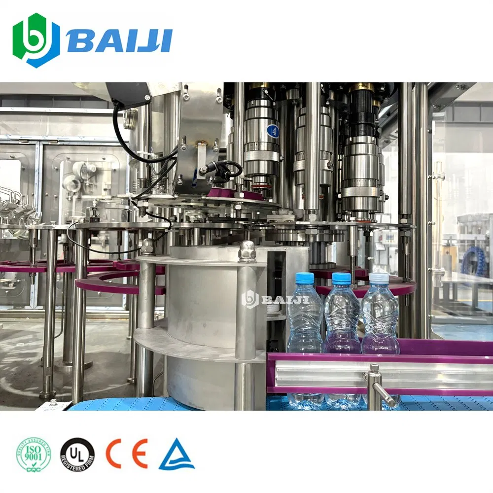High Efficiency 3-in-1 Pure Water Pet Bottle Washing Filling Capping System