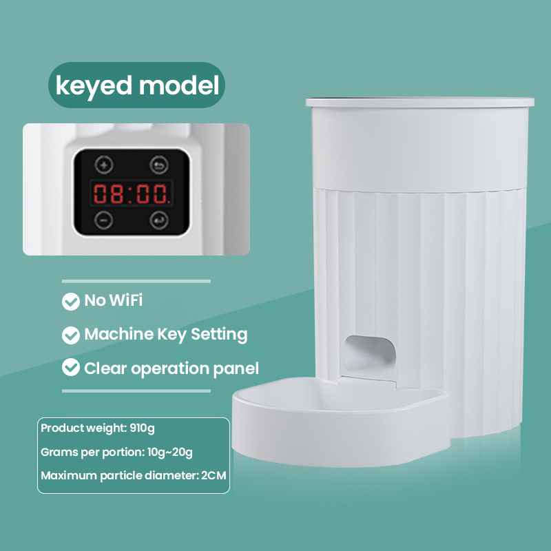 Cat Smart Feeder Pet Automatic Timed Quantitative Cat Food Dog Food WiFi Remote Feeder Food Dispenser Bowl