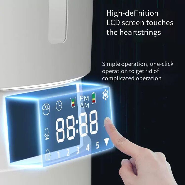 2024 New Innovations Cat Feeding Device Timed Voice Call Automatic Feeding Device Intelligent Dispenser Hot Sale