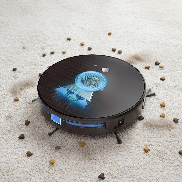 Wi-Fi Connected Robot Vacuum – Now Clean by Room with Smart Mapping Works with Alexa Ideal for Pet Hair Carpets &amp; Hard Floors