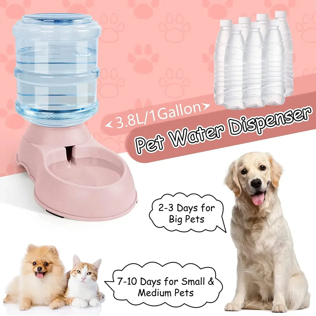 Automatic Water Dispenser Large Capacity Pet Feeder for Small Large Dog Food Bowl