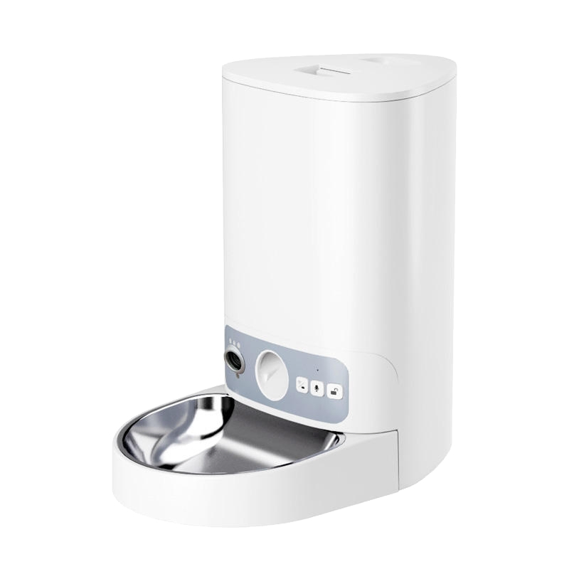 Anti-Jam Automatic Feeder for Pets with Dual Power &amp; Stainless Bowl
