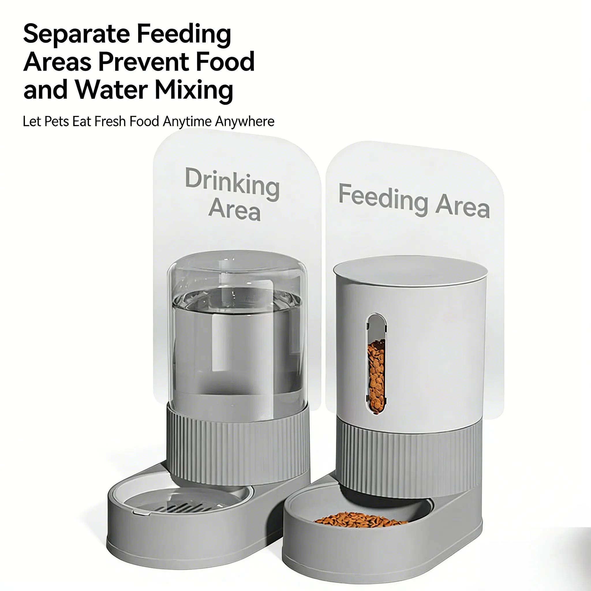 Automatic Pet Water and Food Dispenser Pet Feeder OEM/ODM