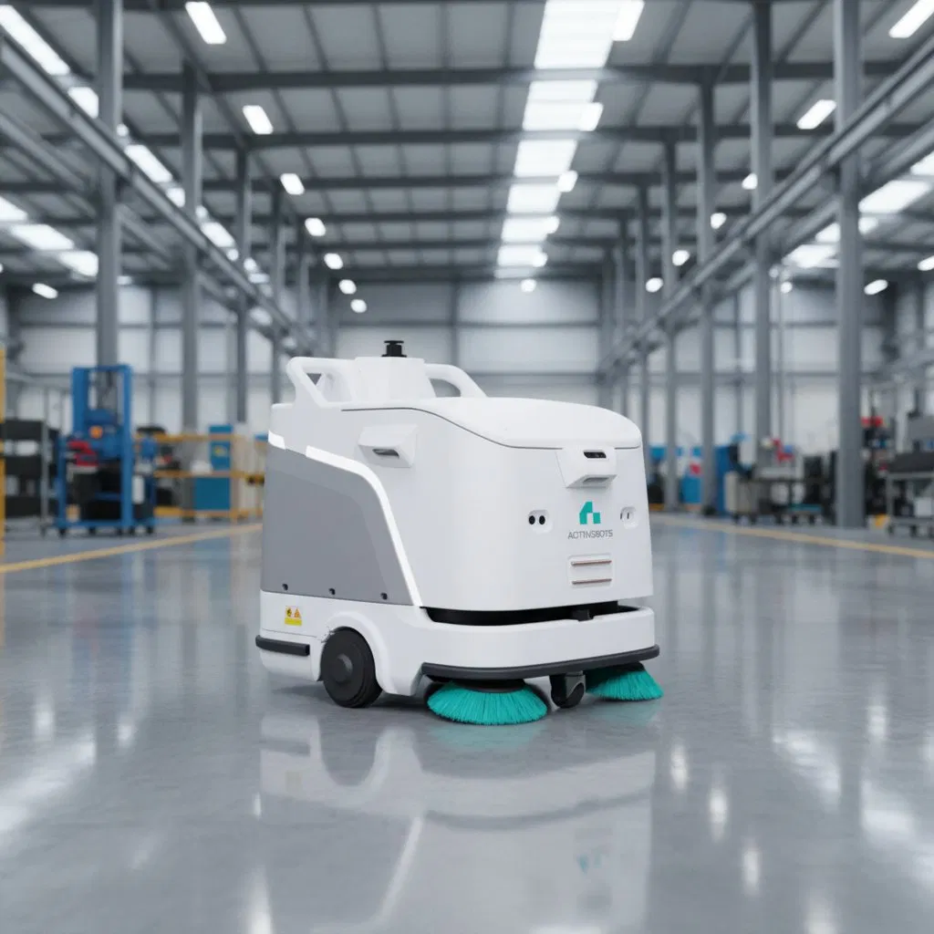 Mobile Autonomous Multi-Function Smart Security Industrial Indoor Waterless Cleaning Robot